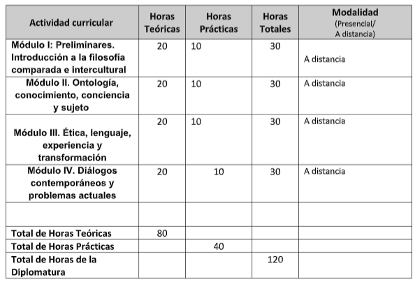 Plan de estudios